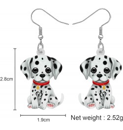 Acrylic Yorkshire Terrier Dalmatian Dog Earrings Dangle Drop Puppy Pet Jewelry For Women Girls Gifts Dalmatian $6.75 Earrings