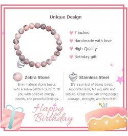 Birthday Gifts for Women Girls Teen Stone Heart Bracelet 12 13 14 15 16 17 18 19 20 21 Year Old for Friends Daughter Sister K...