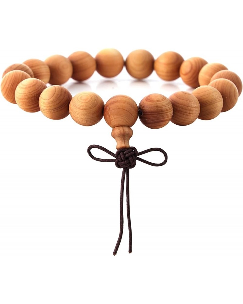 6-8mm Wood Beads Bracelet Prayer Beads for Meditation Buddha Tibetan Bracelet for Men and Women B3:10MM Cypress Wood $8.69 Br...