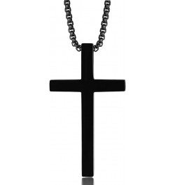 Unisex Cross Chain Necklace, Gold Cross Necklace for Men & Women, Simple Fashion Pendant, Available in Multiple Colors - Idea...