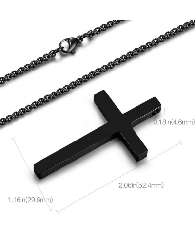 Unisex Cross Chain Necklace, Gold Cross Necklace for Men & Women, Simple Fashion Pendant, Available in Multiple Colors - Idea...