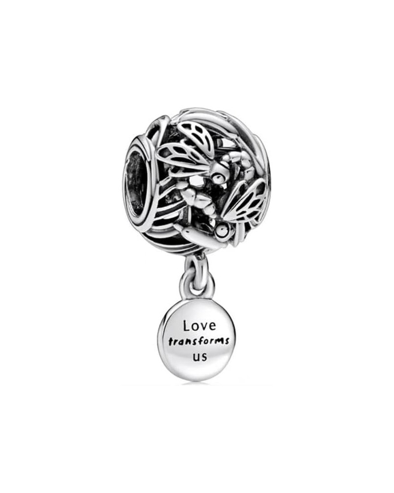 925 Sterling Silver Openwork Paw Print Infinity Charm Bead Fit al Pandora Bracelet Necklace Jewelry Gift For Women SS1081 $6....