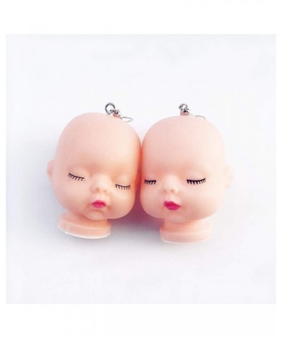 Handmade Ugly Doll Earrings Resin Cool Nostalgic Colorful Hair Babies Pendant Dangle Earring Funny Crazy Cartoons Baby Drop E...