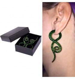 Ear Stretching Glass Spiral Tapers Gauges 4g-9/16 inch Blue, Glow in The Dark, Purple, Green, Red green glitter, 0g(8mm) $8.2...