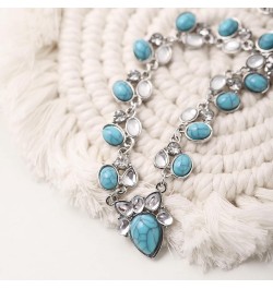 Bohemian Turquoise Necklace, Boho Turquoise Jewelry Gifts for Women 3 $9.71 Necklaces