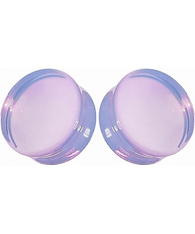 Lavender Opalite Glass Ear Plug gauges soscene 22mm-7/8 inch $9.94 Body Jewelry