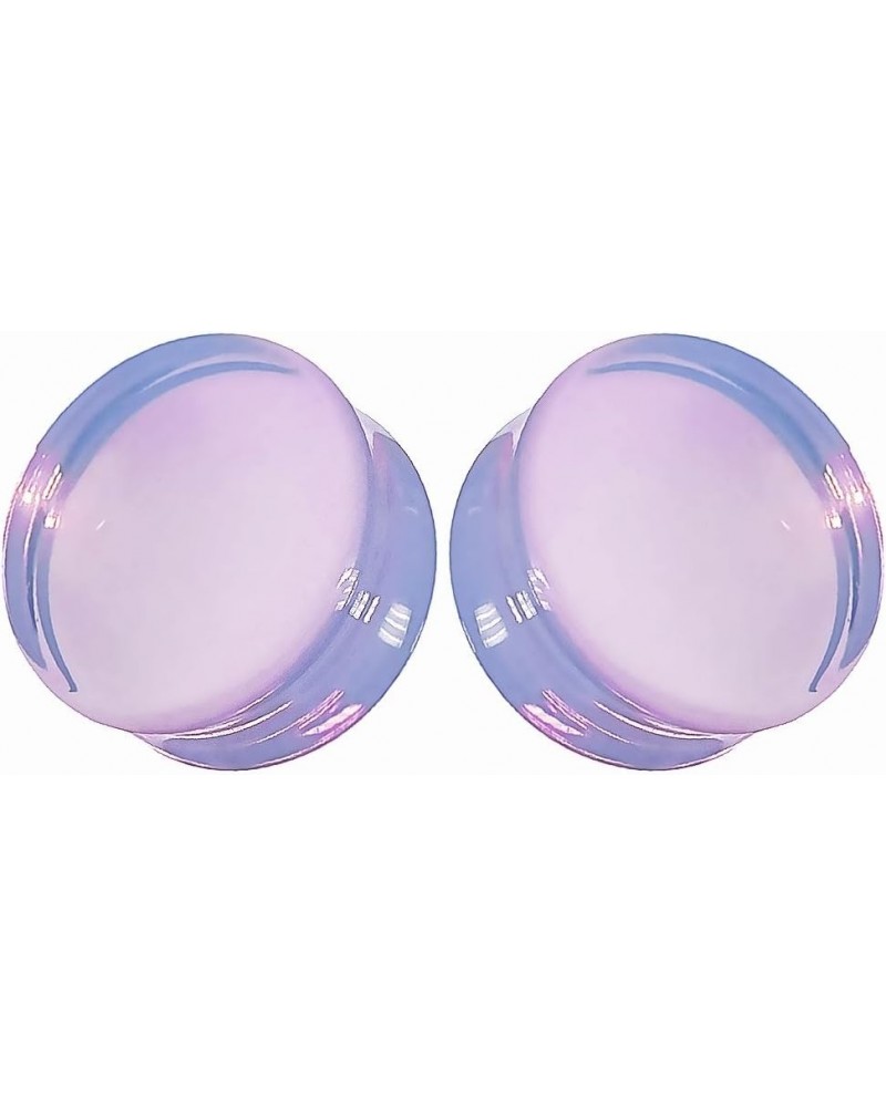 Lavender Opalite Glass Ear Plug gauges soscene 22mm-7/8 inch $9.94 Body Jewelry