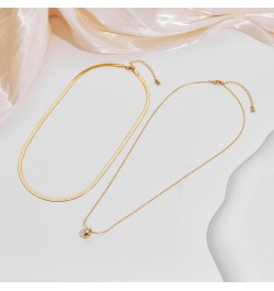 Gold Layered Necklaces for Women Dainty Layering Chokers Necklaces Set Snake Necklace Jewelry Gifts for Women $7.64 Necklaces