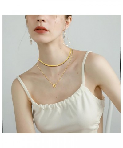 Gold Layered Necklaces for Women Dainty Layering Chokers Necklaces Set Snake Necklace Jewelry Gifts for Women $7.64 Necklaces