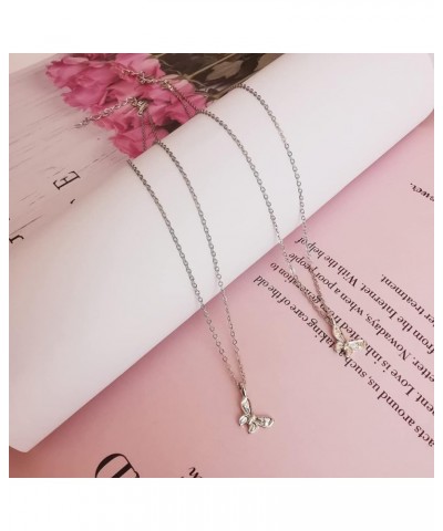 Best Friend Necklaces for 2 Good Luck Elephant Necklace Horseshoe Necklace for Women Girls BFF Butterfly $6.62 Necklaces