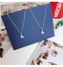 Best Friend Necklaces for 2 Good Luck Elephant Necklace Horseshoe Necklace for Women Girls BFF Butterfly $6.62 Necklaces