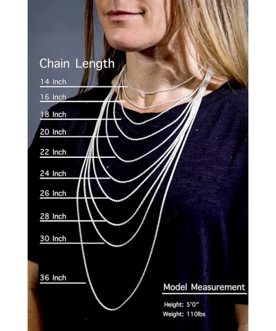 Stainless Steel Figaro Chain 4mm 5mm 5.9mm 6.9mm 9mm New Solid Link Necklace 4.0mm Length 18 Inches $7.53 Necklaces