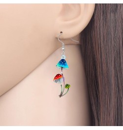 Cute Acrylic Mushroom Earrings Dangle Aesthetic Gifts for Women Teen Girls Mushroom G $6.50 Earrings