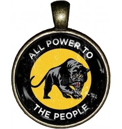 Black Panther Party Necklace Freedom or Death Handmade Jewelry Gift Pendant Charm $9.47 Necklaces