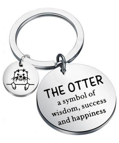 Otter Lovers Gift Otter Spirit Animal Gift Sea Otter Keeper Gift Otter A Symbol Of Wisdom Success Happiness Keychain Otter Ks...