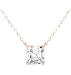 14K Fine Gold IGI Certified Lab Grown Diamond Pendant Necklace for Women (FG-VS) 0.50 to 3.00 Carat in Round Cut (White, Yell...