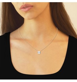 14K Fine Gold IGI Certified Lab Grown Diamond Pendant Necklace for Women (FG-VS) 0.50 to 3.00 Carat in Round Cut (White, Yell...