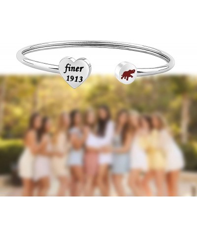 Bangle Finer Sorority Bracelet Lucky Elephant Sisterhood Gift Finer Bracelet $9.52 Bracelets