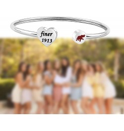 Bangle Finer Sorority Bracelet Lucky Elephant Sisterhood Gift Finer Bracelet $9.52 Bracelets