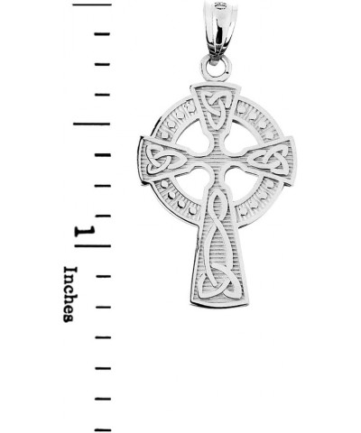 925 Sterling Silver Celtic Cross Trinity Knot Pendant $15.89 Pendants