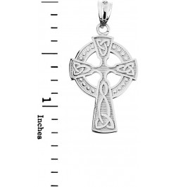 925 Sterling Silver Celtic Cross Trinity Knot Pendant $15.89 Pendants