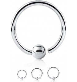 10 PC 18G 20G 16G 1/4" 5/16" 3/8" Fixed Ball Steel Captive Bead Ring CBR Body Jewelry 18G | 3/8" (10mm) $17.09 Body Jewelry