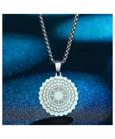 Gold Plated Sun Disk Pendant Engraved Sun Necklace Minimal Gold Disk Pendant Trendy Disk Sunshine Pendant Starburst Necklace ...