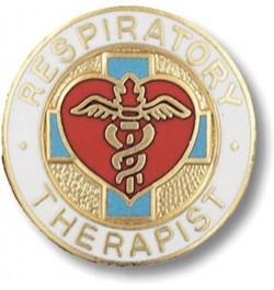 Emblem Pin, RN (Letters on Caduceus) Respiratory Therapist Emblem Pin 1 Count (Pack of 1) $7.00 Brooches & Pins