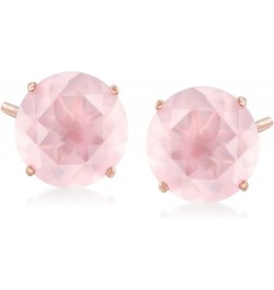 4.80 ct. t.w. Rose Quartz Stud Earrings in 14kt Rose Gold $88.15 Earrings