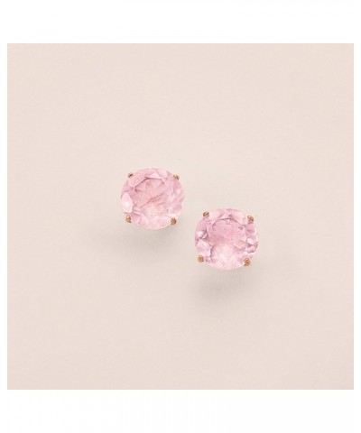 4.80 ct. t.w. Rose Quartz Stud Earrings in 14kt Rose Gold $88.15 Earrings