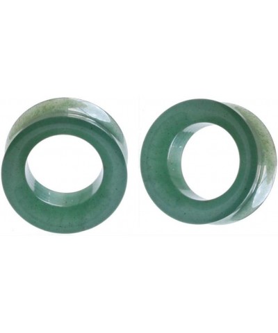 soscene Ear Gauges Center Hole Jade Organic Stone Ear Plugs Sold in Pairs 25mm-1 inch $11.79 Others