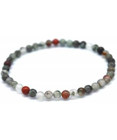 4mm Mini Gemstone Energy Bracelets Crushed Stone Beaded Bracelet Natural Stone Charm Beaded Small Couples Bracelets for Women...