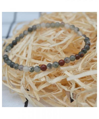 4mm Mini Gemstone Energy Bracelets Crushed Stone Beaded Bracelet Natural Stone Charm Beaded Small Couples Bracelets for Women...