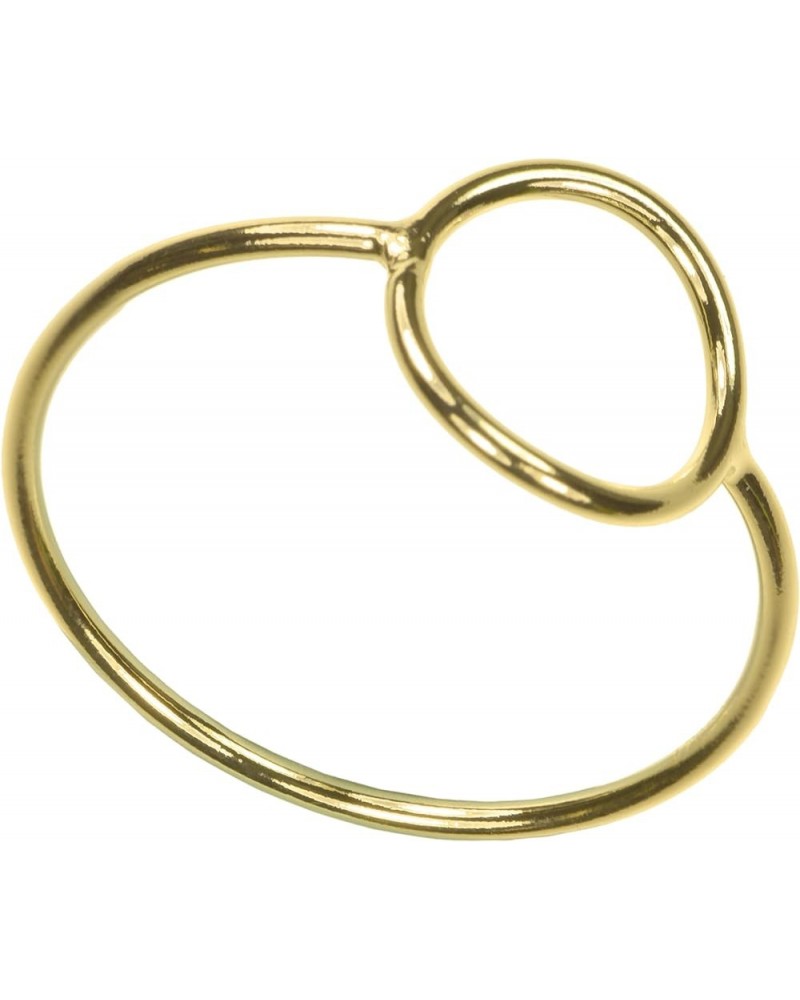 Wire rings 14k gold fill or sterling silver 8 Open Circle 14K Gold Filled $8.97 Body Jewelry