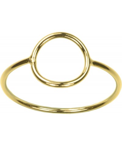 Wire rings 14k gold fill or sterling silver 8 Open Circle 14K Gold Filled $8.97 Body Jewelry