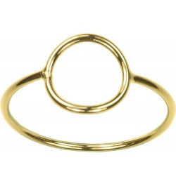 Wire rings 14k gold fill or sterling silver 8 Open Circle 14K Gold Filled $8.97 Body Jewelry