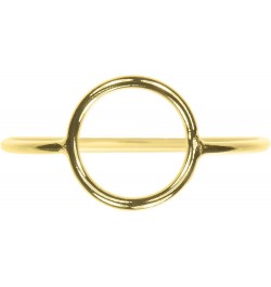 Wire rings 14k gold fill or sterling silver 8 Open Circle 14K Gold Filled $8.97 Body Jewelry