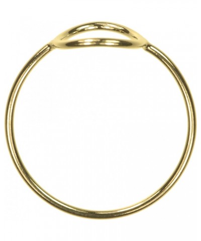 Wire rings 14k gold fill or sterling silver 8 Open Circle 14K Gold Filled $8.97 Body Jewelry