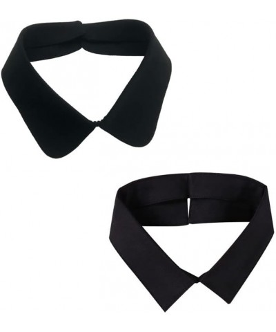 2 Pcs Detachable Blouse Collar False Lapel Choker Necklace for Women Girls 2pcs Black $4.58 Necklaces