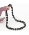 Genuine 8-9mm Natural Black Cultured Freshwater Pearl Necklace 18-25 - (Item Length:20 in) 25 in $14.21 Necklaces