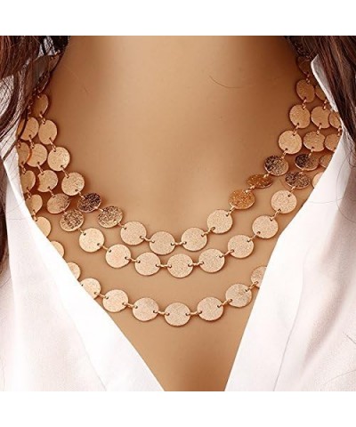 Fashion Golden Choker Necklace for Women $7.83 Necklaces