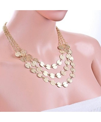 Fashion Golden Choker Necklace for Women $7.83 Necklaces