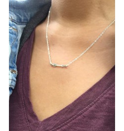 Matching Friendship Necklaces, 925 Sterling Silver Arrow Friendship Necklace Set of 2, Best Friend Necklace Gifts for Women, ...