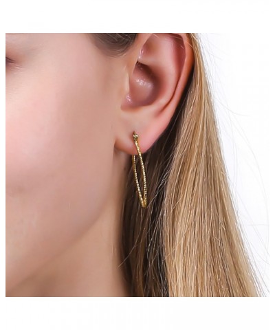 Gold Hoop Earrings Glod Oval Hoop Earrings 14k Gold Hoop Earrings $8.09 Earrings