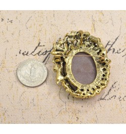 Vintage Style Cameo Victorian Lady Maiden Crystal Rhinestone Pin Brooch Gold 5 $9.80 Brooches & Pins