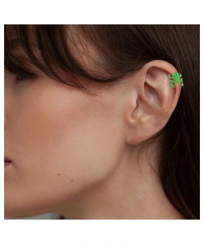 Frog Ear Cuffs Earrings for Women Frog Earrings Frog Clips on Earrings for Teen Girls Colorful Mushroom Earrings Animal Earri...