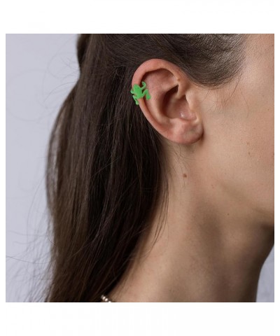 Frog Ear Cuffs Earrings for Women Frog Earrings Frog Clips on Earrings for Teen Girls Colorful Mushroom Earrings Animal Earri...