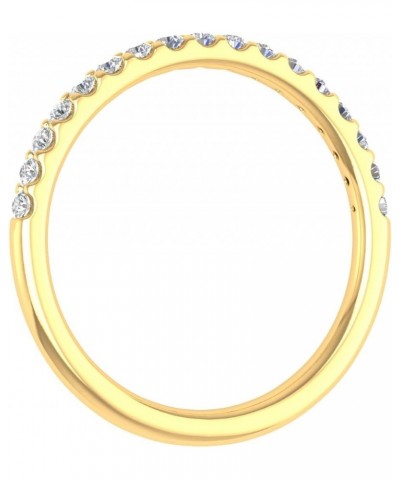 1/4 Carat Diamond Womens Wedding Band in 14K Gold (I1-I2 Clarity) Yellow Gold $81.60 Bracelets