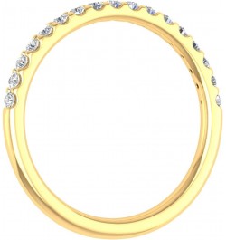 1/4 Carat Diamond Womens Wedding Band in 14K Gold (I1-I2 Clarity) Yellow Gold $81.60 Bracelets