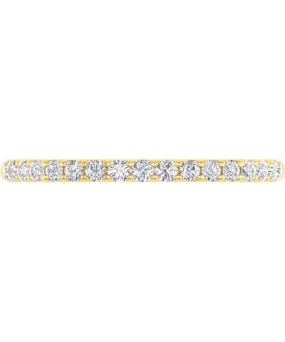 1/4 Carat Diamond Womens Wedding Band in 14K Gold (I1-I2 Clarity) Yellow Gold $81.60 Bracelets